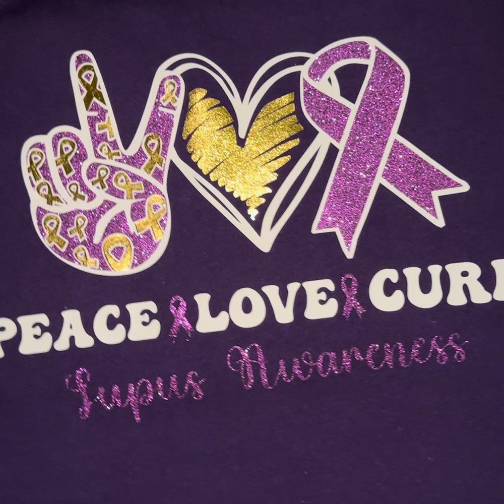 Peace Love Cure Lupus Awareness